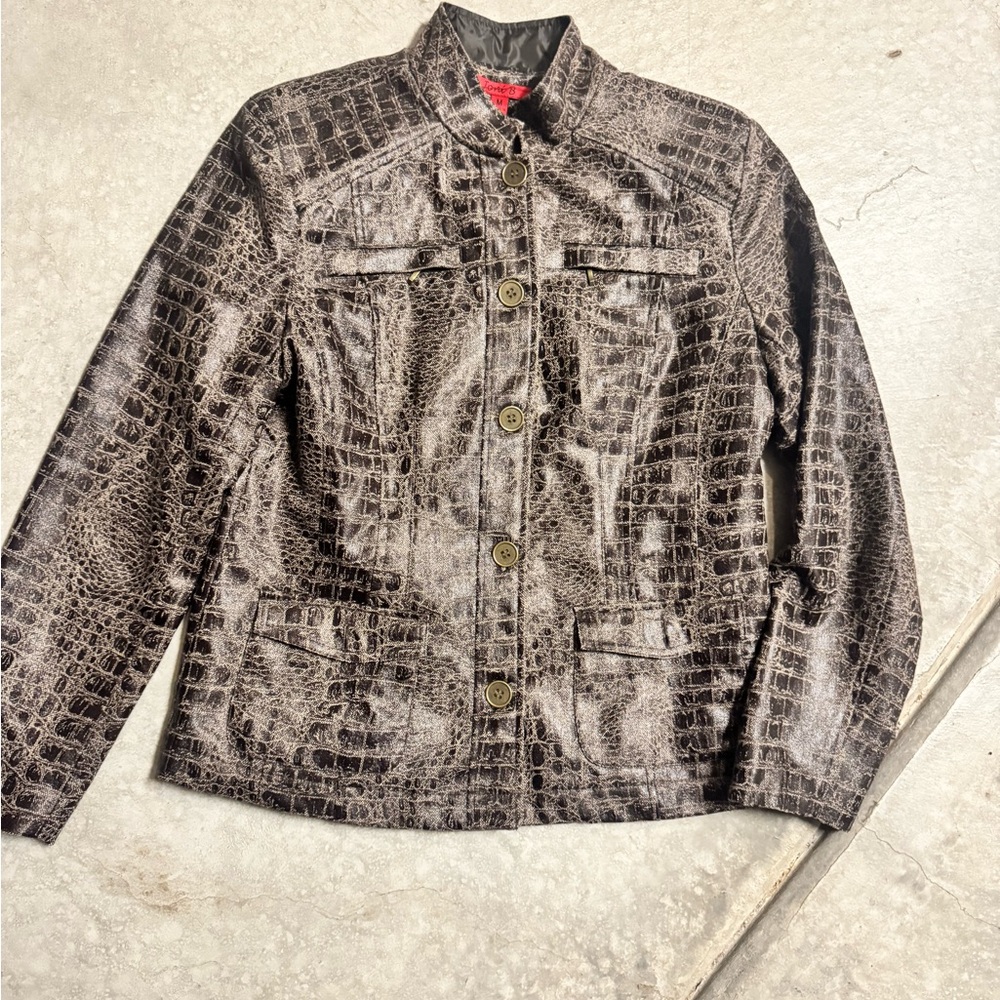 Chic Crocodile Pattern Jacket Joni B - image 2